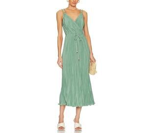 Heartloom Pleated Teal Zelda Dress Size XS